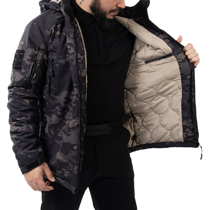 Ballistic Defence | PHANTOM 1.0 Combat Ceket - SİYAH KAMUFLAJ