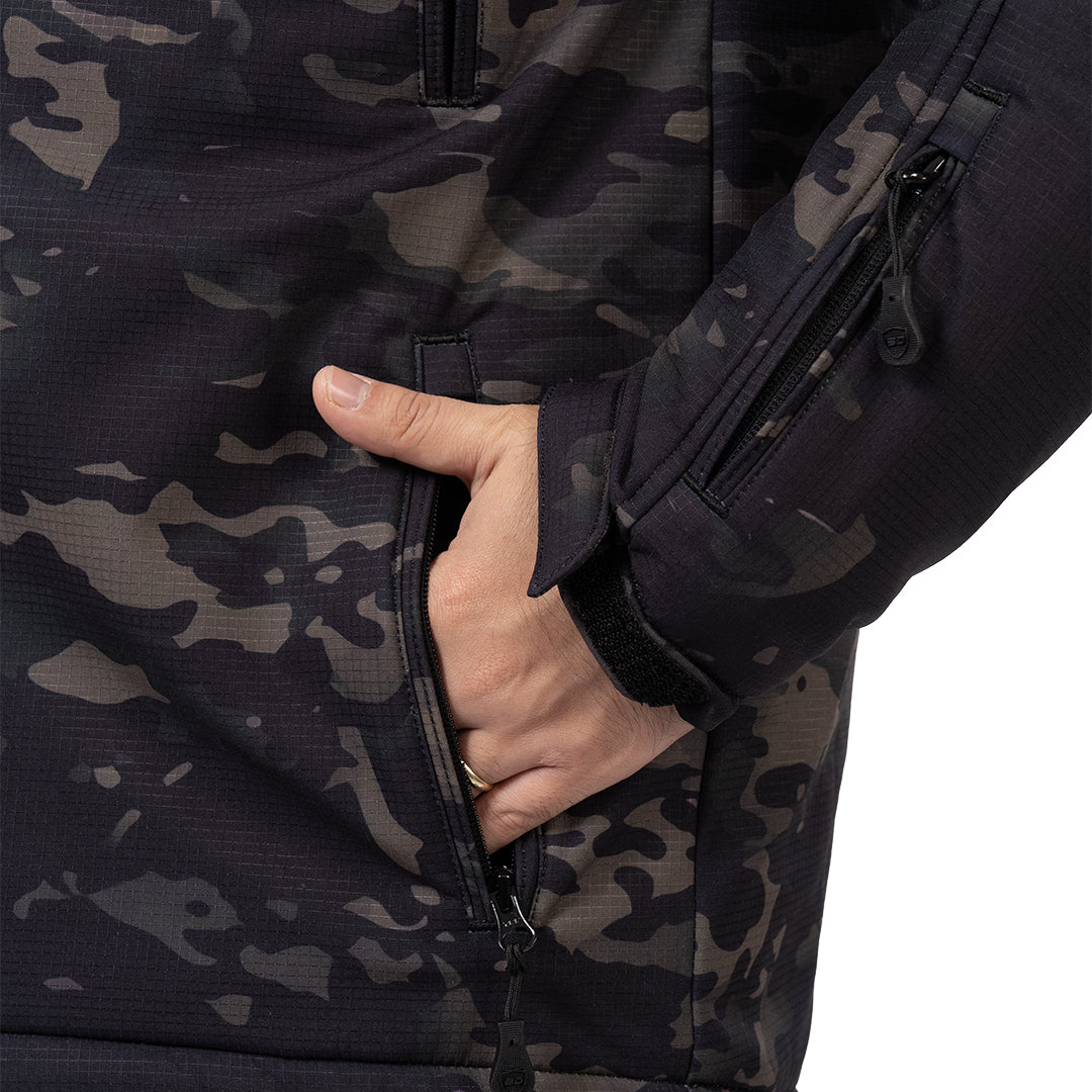 Ballistic Defence | PHANTOM 1.0 Combat Ceket - SİYAH KAMUFLAJ